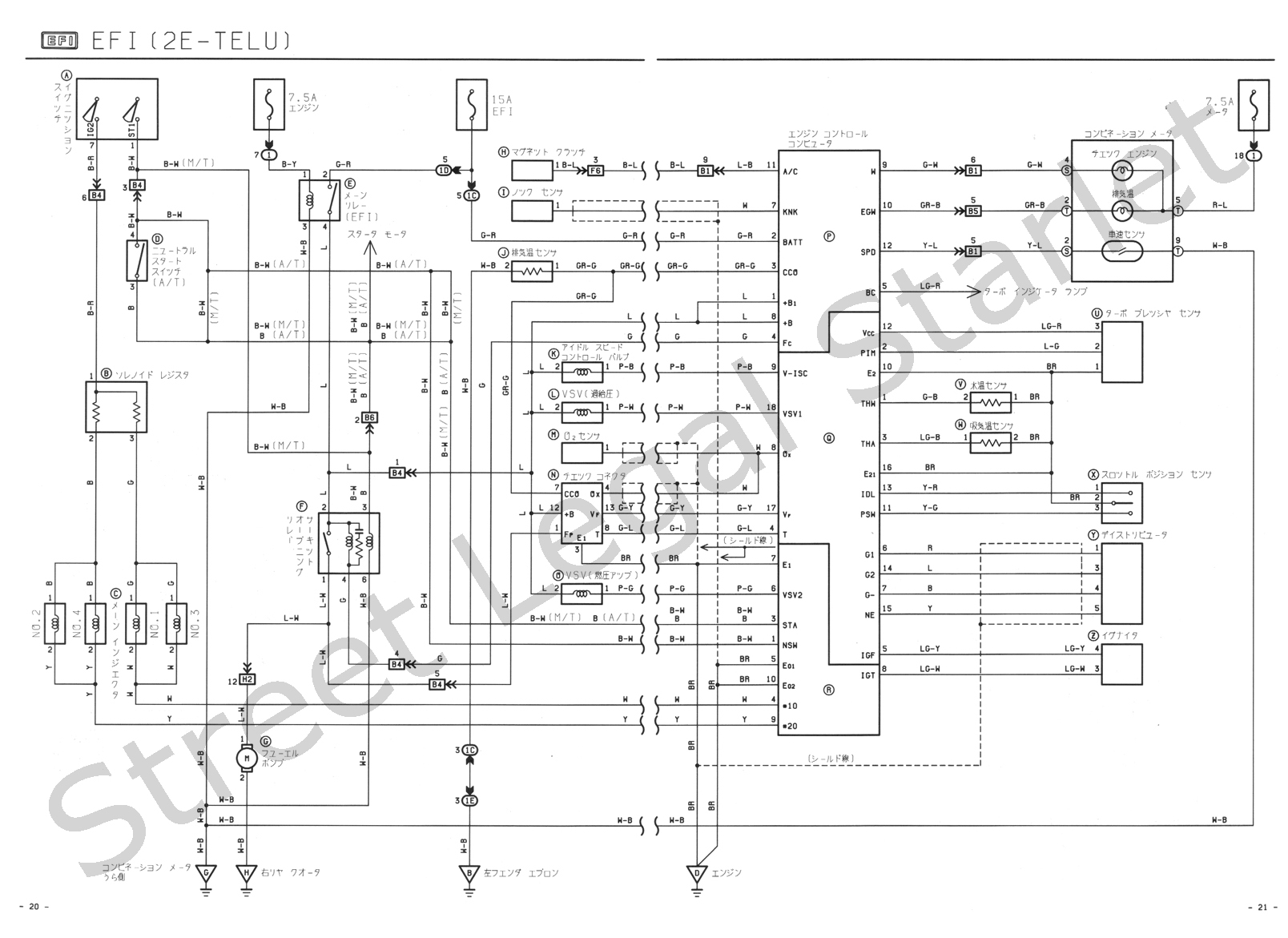 toyota altezza wiring diagram #5