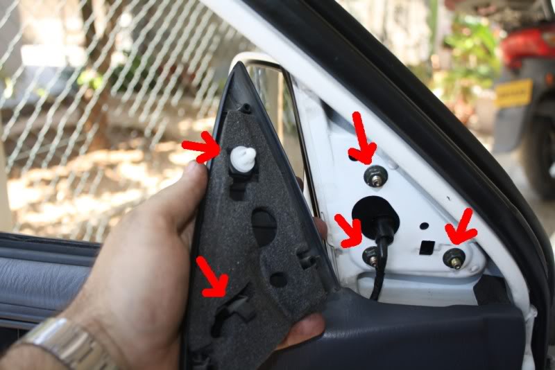 Toyota 4Runner mirror mounting fasteners